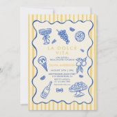 La Dolce Vita Bridal Shower Invitation  招待状 (正面)