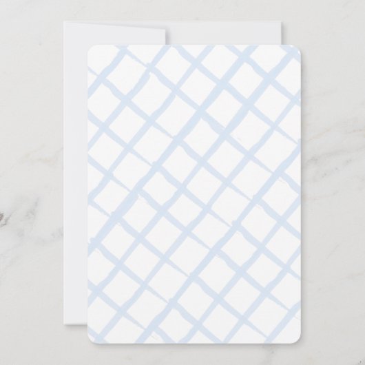 La Dolce Vita Hand-Painted Lemon Bridal Shower 招待状 (裏面)