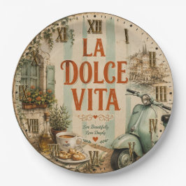 La Dolce Vita Italian ペーパープレート