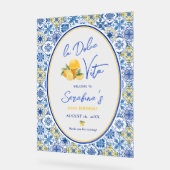 La Dolce Vita Italian Birthday Party アクリルサイン (傾斜)