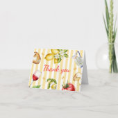 La Dolce Vita Italian Bridal Shower  サンキューカード (正面)