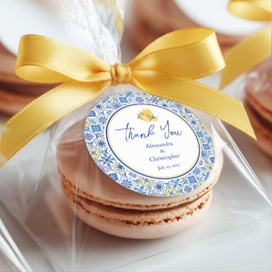 La Dolce Vita Italian Destination Wedding Labels ラウンドシール