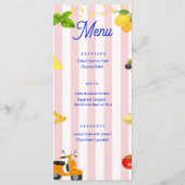 La Dolce Vita Italian Party メニュー (正面)