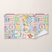 La Dolce Vita Italian Summer Lemon Mediterranean  バスタオルセット (ハンドタオル)