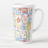 La Dolce Vita Italian Summer Lemons Mediterranean カフェラテマグ (右)