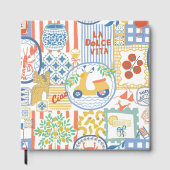 La Dolce Vita Italian Summer Lemons Mediterranean ゲストブック (正面)