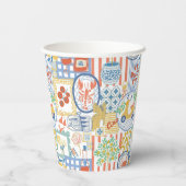 La Dolce Vita Italian Summer Lemons Mediterranean  紙コップ (裏面)