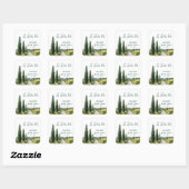 La Dolce Vita Italian View Bridal Shower スクエアシール (シート)