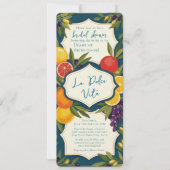 La Dolce Vita Italy Bridal Shower 招待状 (正面)