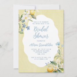 La Dolce Vita Lemon Bridal Shower Invitation 招待状