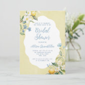 La Dolce Vita Lemon Bridal Shower Invitation 招待状 (スタンド正面)