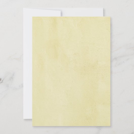 La Dolce Vita Lemon Bridal Shower Invitation 招待状 (裏面)