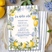 La Dolce Vita Lemon Citrus Italian summer Wedding 招待状