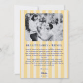 La Dolce Vita Lemons Italian Bridal Shower サンキューカード (裏面)