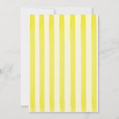 La Dolce Vita Lemons Italian Bridal Shower 招待状 (裏面)