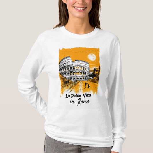 La Dolce Vita - Poster Art Tシャツ (正面)