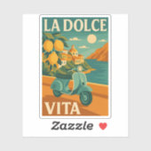 La Dolce Vita – Retro Italian Coast Travel シール (シート)