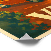 La Dolce Vita – Retro Italian Coast Travel Poster ポスター (角)