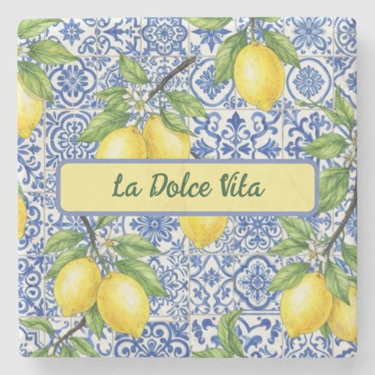 La Dolce Vita Sicily ストーンコースター (正面)