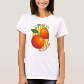 La Dolce Vita Sweet Life Orange Fruit Retro Tシャツ (正面)