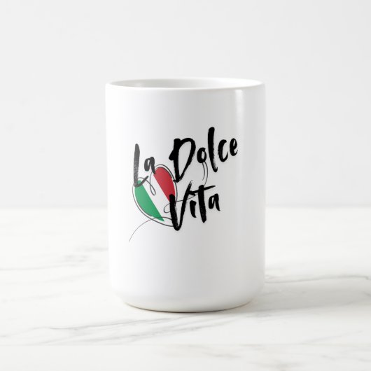LA DOLCE VITA ,THE ITALIAN SWEET LIFE コーヒーマグカップ (中央)