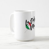 LA DOLCE VITA ,THE ITALIAN SWEET LIFE コーヒーマグカップ (正面左)
