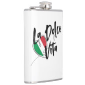 LA DOLCE VITA ,THE ITALIAN SWEET LIFE フラスク (右)