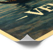 La Dolce Vita - Venice Vintage Travel Poster ポスター (角)