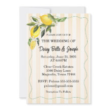 La Dolce Vita Wedding Invitation