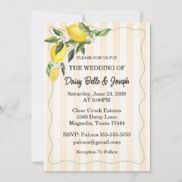 La Dolce Vita Wedding Invitation 招待状
