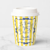 La Dolce Vita Whimsical Italian Bridal Shower 紙コップ (裏面)