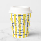 La Dolce Vita Whimsical Italian Bridal Shower 紙コップ (正面)