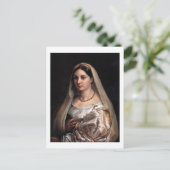 La Donna Velata postcard ポストカード (スタンド正面)