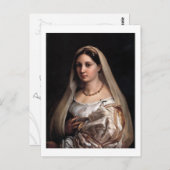 La Donna Velata postcard ポストカード (正面/裏面)