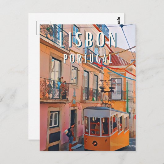 La douceur de Lisbonne ポストカード (正面/裏面)