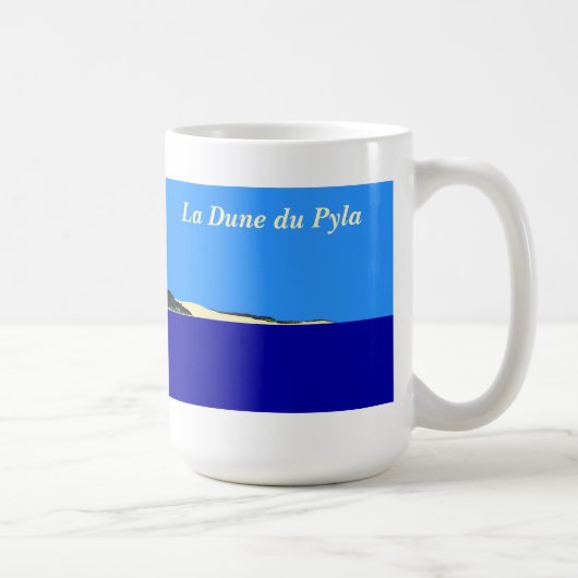 "La Dune du Pyla " コーヒーマグカップ (右)