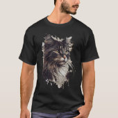 La Elegancia felina en tu vida Tシャツ (正面)
