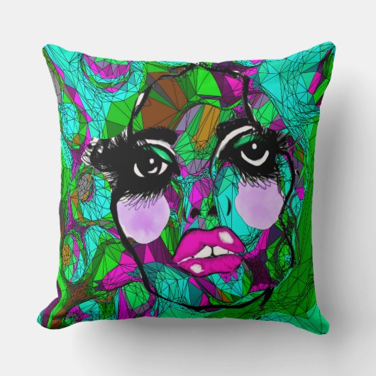 La Face Pillow クッション (正面)