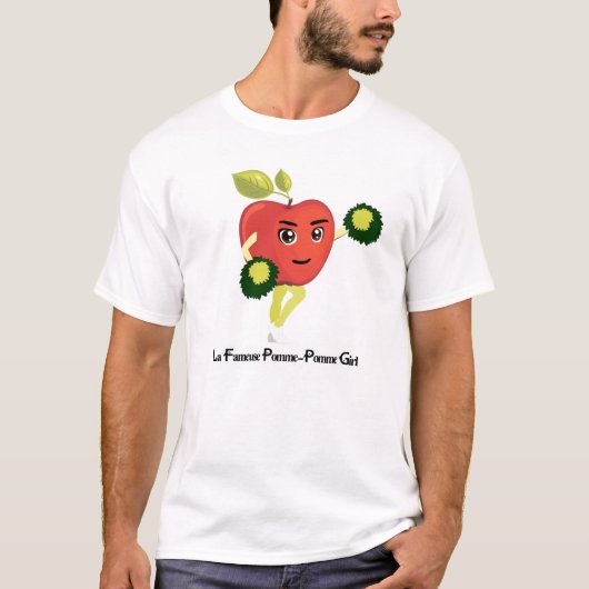 LA FAMEUSE POM POM GIRL ! (pomme)  Tシャツ (正面)