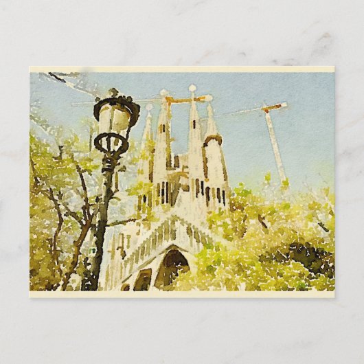 La Familia Sagrada ポストカード (正面)