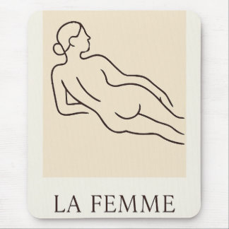 La Femme – ミニマルエレガントリスト マウスパッド