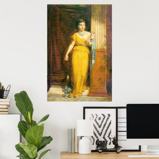 La Fileuse, by John William Waterhouse, 1874 ポスター (ホームオフィス)