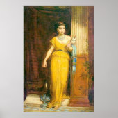 La Fileuse, by John William Waterhouse, 1874 ポスター (正面)