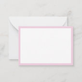La fleur dans la main de madame, la carte à écrire ノートカード (裏面)