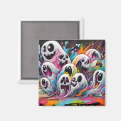 La fondue de fantômes マグネット (正面/裏面)