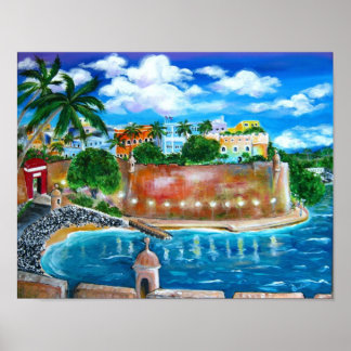 La Fortaleza、San Juan、プエルトリコ ポスター