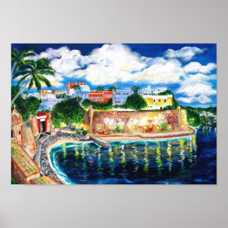 La Fortaleza、San Juan、プエルトリコ ポスター