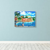 La Fortaleza, San Juan, Puerto Rico Canvas Print キャンバスプリント (インサイチュ (ウッドフロア))