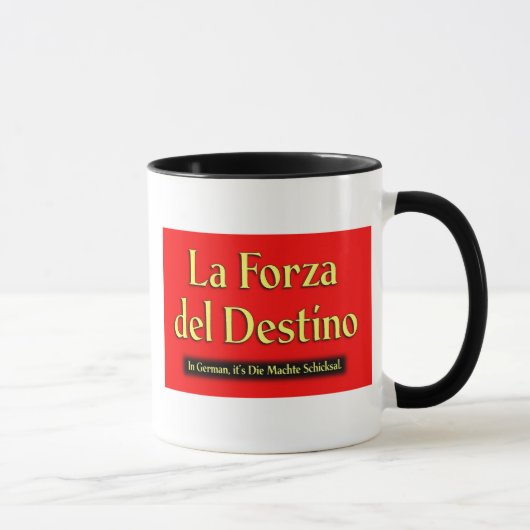 La Forza Del Destino マグカップ (右)