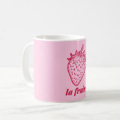 La fraise コーヒーマグカップ (正面左)